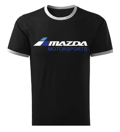 Tričko MAZDA MOTORSPORTS čierne DUO